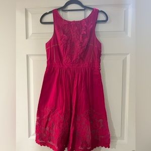 Anthropologie Dress - size 4 - pink and tan
